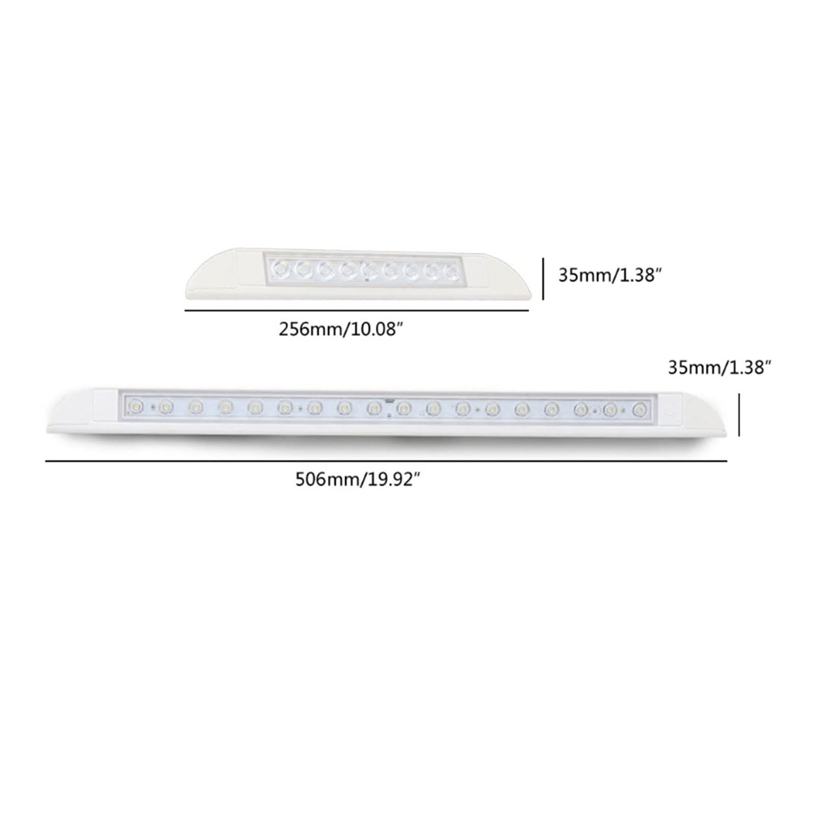 Lampa markizy LED Wodoodporne lampy zewnętrzne Listwa świetlna do samochodu kempingowego jachtu RV(BK-18)