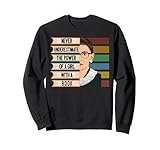 Feminist Ruth Bader Ginsburg RBG Quote Girl With Book Women Sweatshirt Small