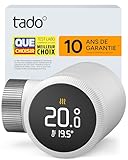 tado° Smart Thermostat X, commande du radiateur via l’application et l’enceinte connectée (Alexa, Siri, Google Assistant), installation DIY, pas compatible avec tado° V3+