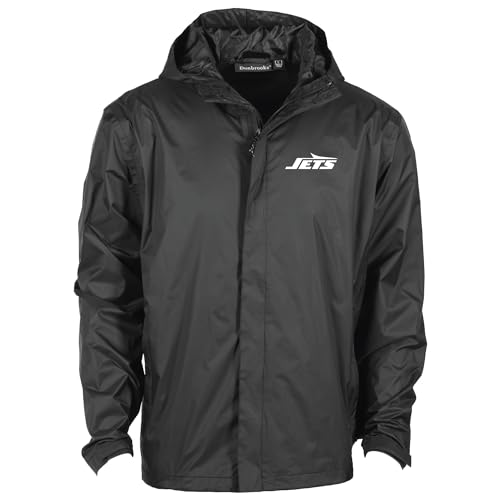 Image of Dunbrooke Men's NFL Tropic Waterproof Packable Full-Zip Hoodie Jacket