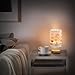 Various Cooking Tools Bedside Table Lamp with USB Port Decor Bedside Lamp Desk LED Bulb Included, Small Nightstand Lamp for Home Bedroom Living Room