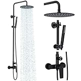 Rainsworth Kit de ducha para exteriores, montaje en pared