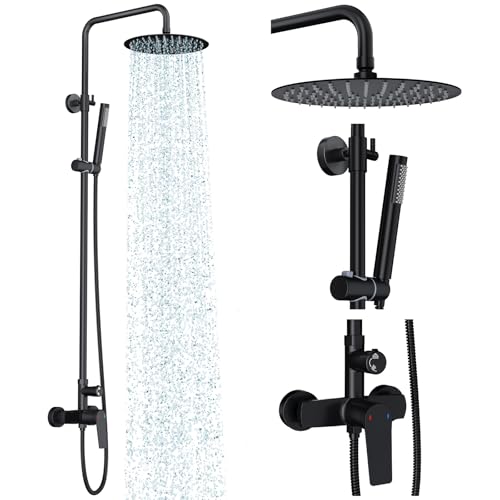 Rainsworth Outdoor Shower Kit with Rain & Handheld Spray