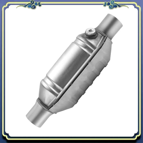 Catalizador universal AU16 de acero inoxidable 53004 con entrada y salida para escape de coche 4