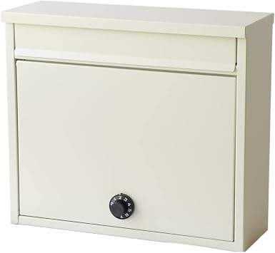 AXCIS Post Wall Mounted Standing Type Dial Type A4 Vertical Open Wide Post Cream