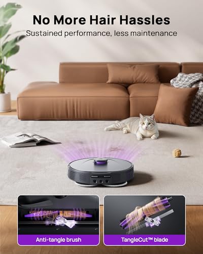 Image of 3i P10 Ultra Robot Vacuum and Mop Combo, 18,000 Pa Suction, Self-Emptying, Auto-Extending Edge Mopping, 140℉ Hot-Water Self-Cleaning, LiDAR Navigation, Automatic TangleCut for Pet Hair, 4 Carpet Modes