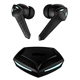 Duración de la batería de 100 horas: los auriculares inalámbricos Bluetooth pueden funcionar durante 4-6 horas con una sola carga, la funda de carga puede cargar los auriculares Bluetooth unos 4 veces. Ideal para el deporte diario, entrenamiento, viajes, etc.