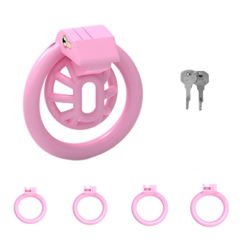 Accesorios Especiales De Jaula Protectora De Resina Deportiva Y De Fitness Rosa, con 4 Anillos, Ligeros Y CóModos, Mejoran La Eficacia De Combate - A - H13