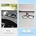 Frienda 5 Pcs Auto Car Vehicle Sun Visor Clip Holder Sunglasses Holder for Eyeglasses Mount Ticket Card Clip for Car Accessories (Black,Gray,Silver)