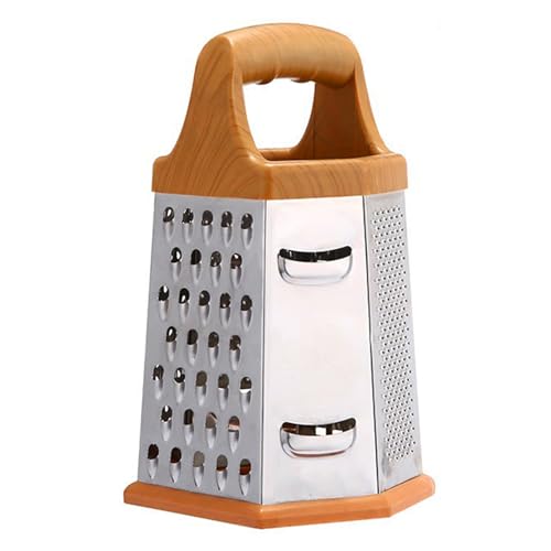 RoxNvm Rayadores para Cocina, Cheese Grater de Acero Inoxidable con 6 Caras, Rallador Tomate, Rallador de Queso, Rallador de Verduras, Ralladores de Cocina para Cortar verduras y Frutas