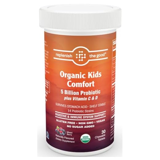 Replenish the Good Kids Vegan Probiotics | Antibiotic Recovery | Helps Support Kids' Immune & Digestive System | 15x More Effective Than Gummies | Sugar-Free, Easy to Swallow | 60 Tiny Pearls