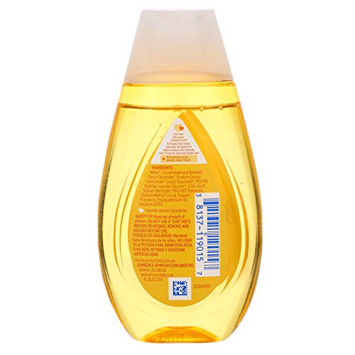 Image of Johnson's Baby Shampoo with Aloe Vera & Vitamin B5, Tear Free, Travel Size, Newborn Essentials, No added Parabens & Sulfates, Hypoallergenic, 3.4 fl. oz