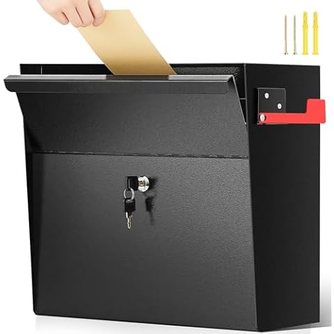 Yaocom Locking Wall Mailbox Cover