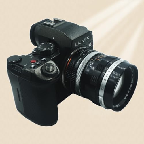 Adaptador de Lente PHOLSY Compatible con Lente Canon FD FL y Cámara Leica L | Convertidor de Montura Manual con Palanca de Apertura Compatible Canon FD a Leica L miniatura 3