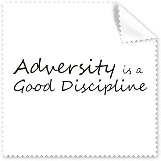 Quote Adversity is A Good Discipline Cleaning Cloth Phone Screen Glasses Cleaner 5pcs