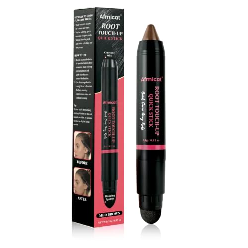 Root Touch Up Stick for Gray Roots & Thinning Hair, Medium Brown