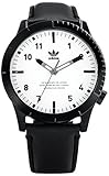 adidas Herren Analog Quarz Uhr mit Leder Armband Z06-005-00