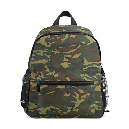 Asa Dutt528251 Mochila para niños con estampado de camuflaje militar  escolar para jardín
