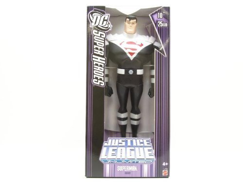 Superman DC Superheroes - Figura negra de 10 pulgadas
