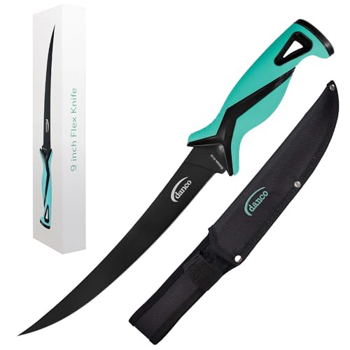 danco Pro Series 9-Inch Fillet Knife with German Steel Blade and Sheath