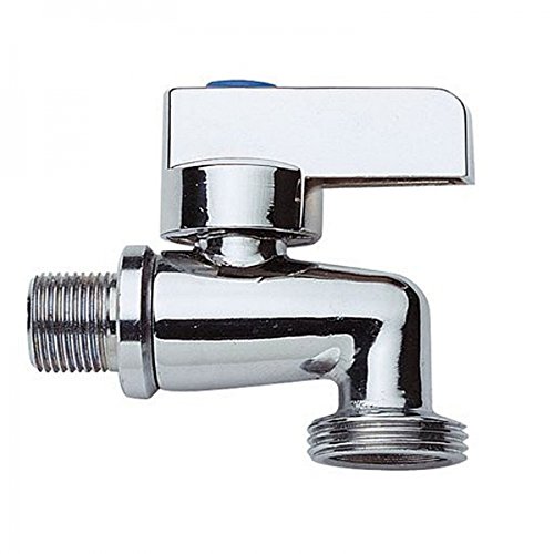 Preisvergleich Produktbild Gariella - Geräteventil, Kombi-Eckventil, Maschinenventil, Maschinenanschluss für Waschmaschinen, aus Messing, hochwertig verchromt, massiv