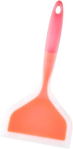 Miniatura 6 de Pwshymi Espátula ancha flexible estable y gruesa de silicona para panqueques, herramienta para hornear, utensilios de cocina para el hogar, naranja