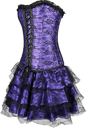 Abito Gotico Moulin Rouge Con Corsetto: Elegante, Vintage E Perfetto Per Palcoscenico E Carnevale
