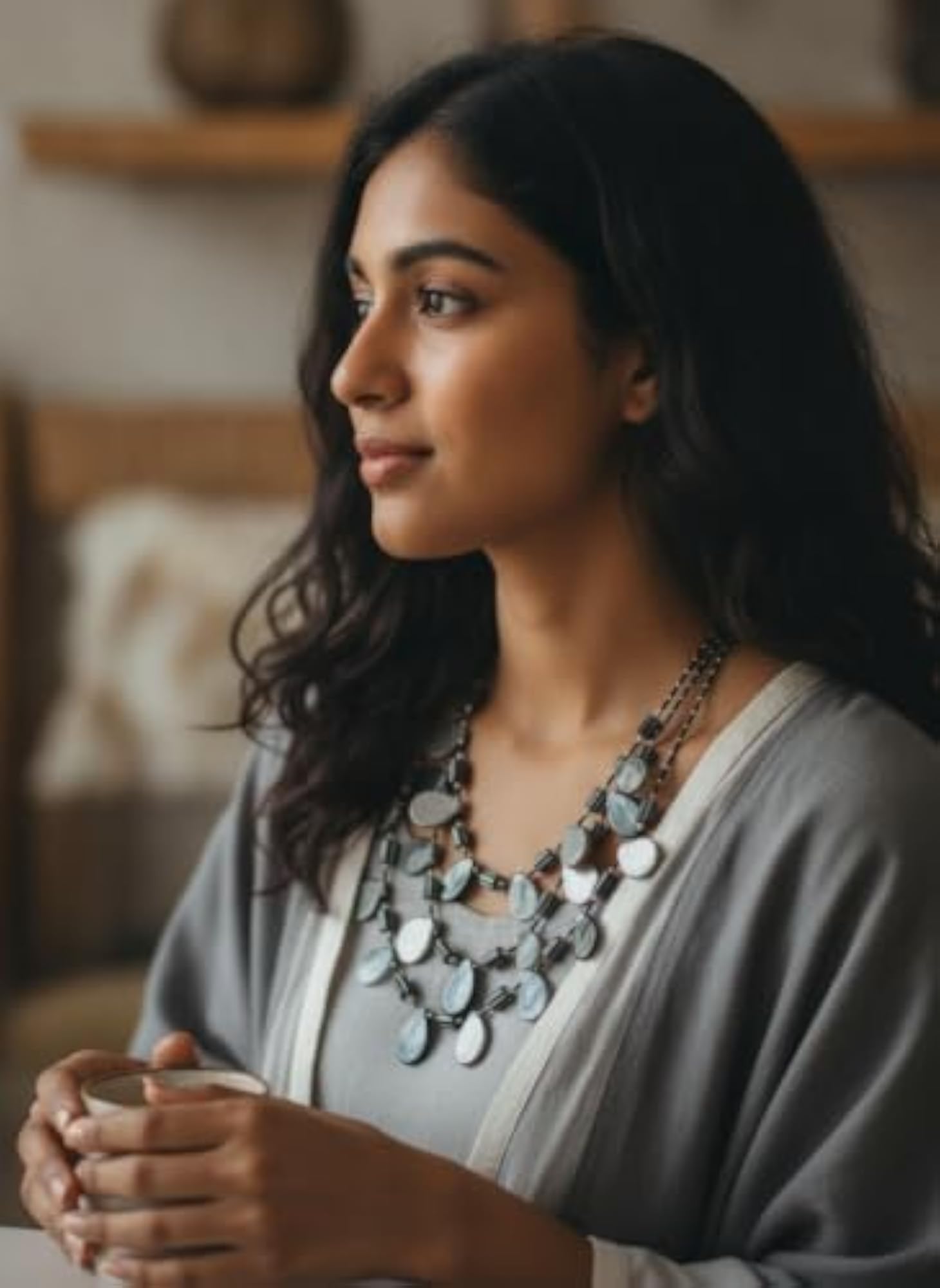 Women's Western Stylish Boho Layered Necklace, Trendy Design