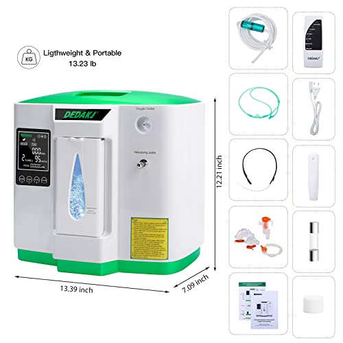 DEDAKJ Concentratore di Ossigeno, 2-9L / min
