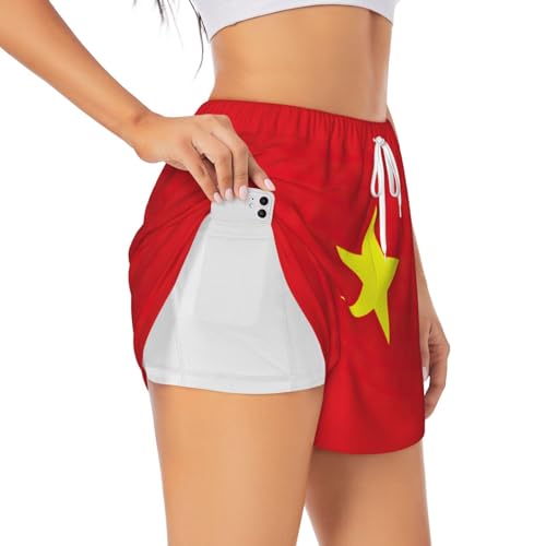 Short de sport femme imprimé Vietnam de haute qualité pour le fitness