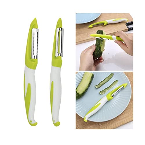Mandolina cortadora de acero inoxidable para frutas y verduras miniatura 3