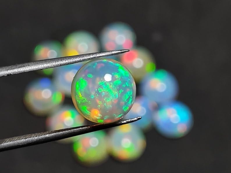 Opale éthiopienne AAA 6mm ovale pour bijoux de prestige - 3