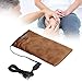 Heated Beauty Hand Mittens, 3 Settings Long Battery Life Electric Warming Mitts for SPA Hand Care(Brown)