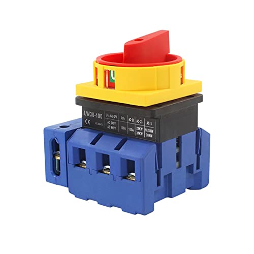Interrupteur de déconnexion LW30-100/4P triphasé pour coupure d'alimentation 690V YMD11-100A