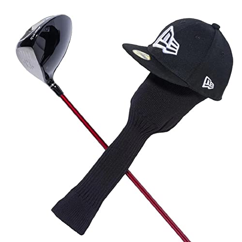 [ニューエラ] ヘッドカバー GOLF HEAD COVER FL BLK SWHI 20 ブラック 1枚目