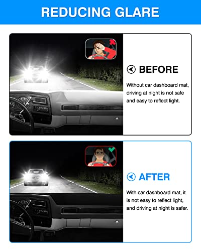 Image of Autorder Dashboard Cover Mat for 1981-1991 Chevrolet Chevy C /K /R /V Series Blazer, GMC C /K /R /V Series Jimmy Accessories Dash Cover Flannel Dash Mat Sunshade Glare UV Rays Protector
