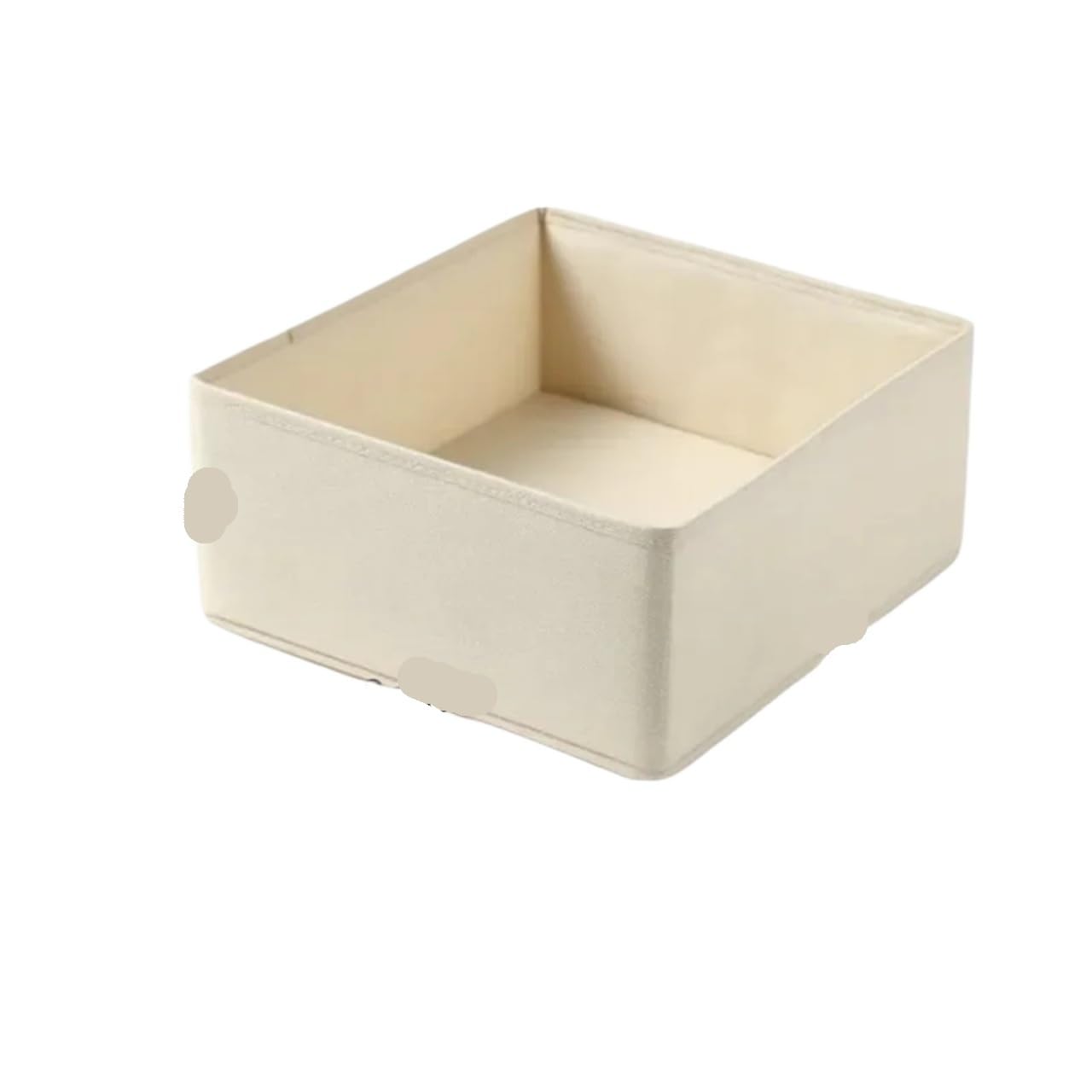 Organizer per calzini da armadio Scatola portaoggetti pieghevole for calzini intimi, for pantaloni, reggiseni, multicolore, 1-6 pezzi(Beige-l,6pcs)