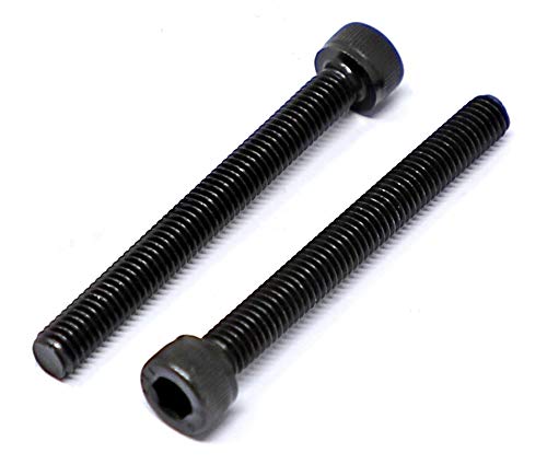 Image of iexcell 20 Pcs M6 x 55 Thread Pitch 1.0 mm Alloy Steel 12.9 Grade Hex Socket Head Cap Screws Bolts Kit, Black Oxide Finish