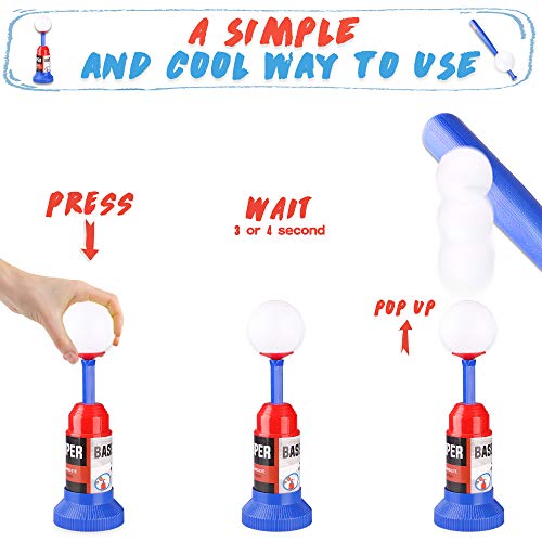 Asyxstar Toddler Toys T-Ball Set,Kids Toys Baseball Tee Ball Set Outdoor Toys for Toddler Boy Toys with 3 Baseballs