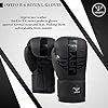 Jayefo-R-6-Boxing-Gloves R-6 Boxing Gloves for Men & Women Sparring Heavy Punching Bag MMA Muay Thai Kickboxing Mitts (Black, 16 OZ)