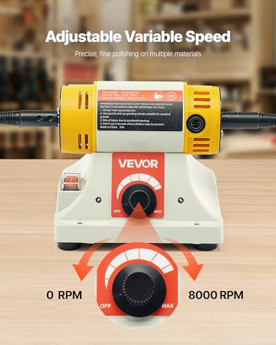 VEVOR 1/2HP Bench Buffer Polisher