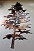 Majestic Pine Tree Metal Wall Decor
