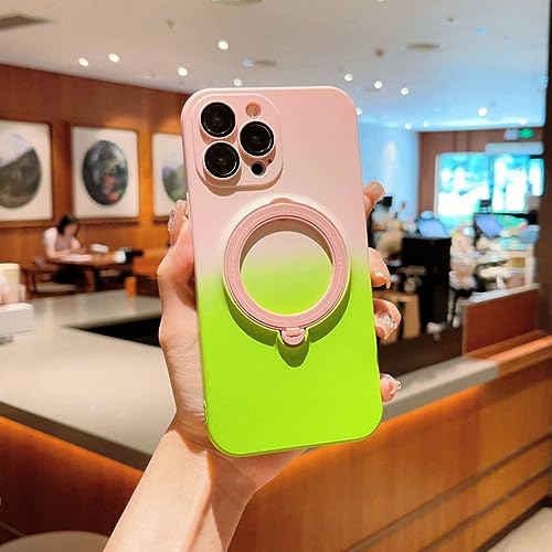 Coque iPhone 14 Pro antichoc haut de gamme au design dégradé et anneau magnétique