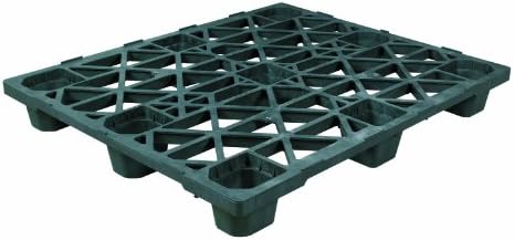 Aviditi CPP330 Industrial Plastic Pallet, 48" x 40" x 5 1/2", Black