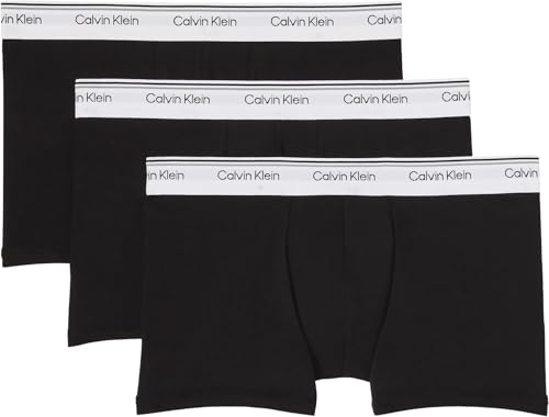 Calvin Klein TRUNK 3 PK Trunk Men's, BLACK (BLACK), M