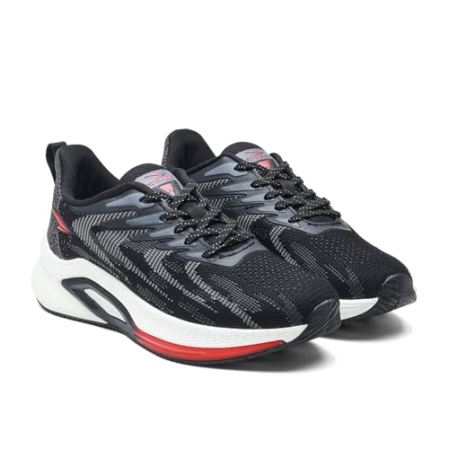 Image of ASIAN Powerplay-31 Men's Running Shoes | Wave-Tech Knit Upper with AeroFlow Side Panels | EVA Midsole | Fish-Scale Yarn | Stylish Athletic Sneakers