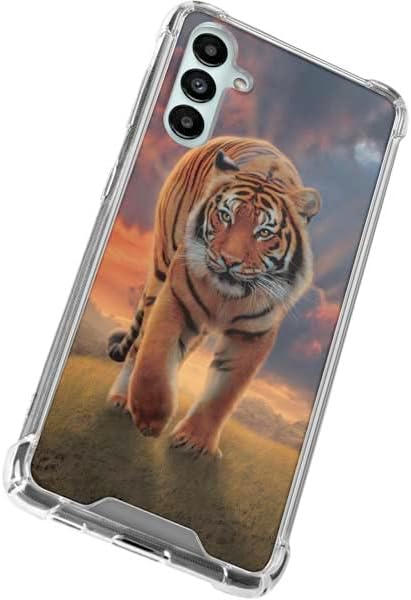 Skinit Clear Phone Case Compatible with Galaxy A14 5G - Officially Licensed Rising Tiger by Vincent HIE Design