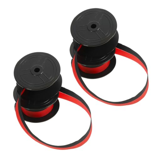 Operitacx 2 Cintas De Plástico para Máquina De Escribir Color Negro