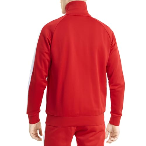 Veste de survêtement PUMA homme rouge L, blouson de sport zippé à bandes pour look streetwear - 2