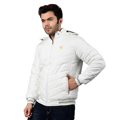 Image of Quark Export Quality Reversible Puffer Jacket in GLD Material best for Winterwear /Hiking /Biking /Camping /Mountaineering /Racing /Climbing /Tracking(Control Temperature up to 3 Degree Celsius.)(3C)